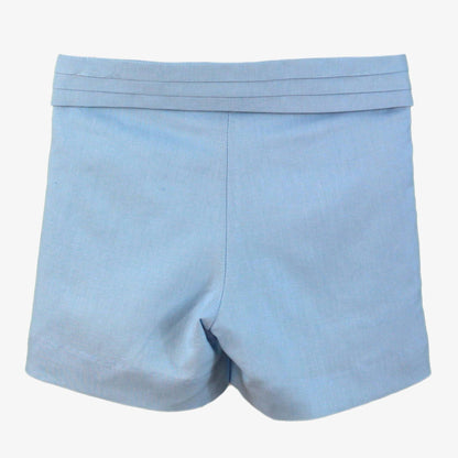 Pantalón corto niño cinturilla celeste Miranda