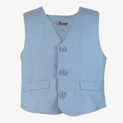 Chaleco niño celeste Miranda