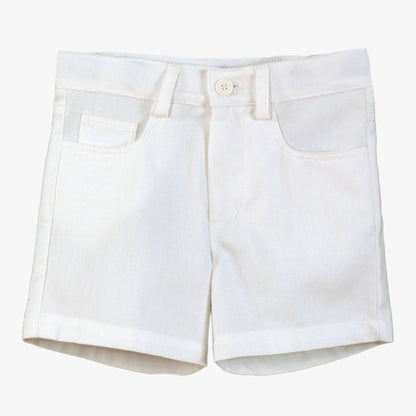 Pantalón corto niño blanco Miranda