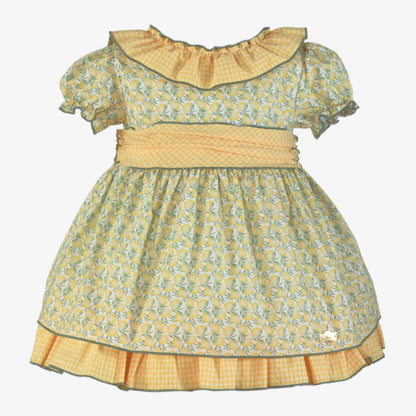 Vestido niña estampado limones Miranda