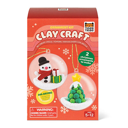 Clay Craft Kit Snowman and Tree - Tiger Tribe