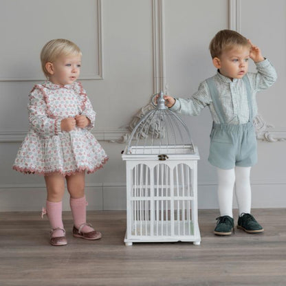 Conjunto bebe Peto verde - Miranda