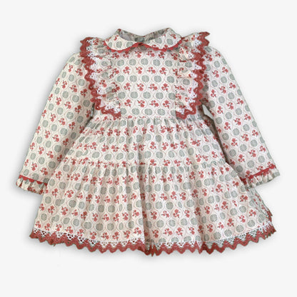 Vestido bebé con braguita estampado - Miranda