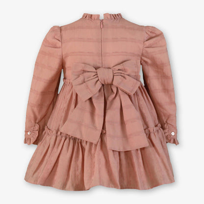 Vestido infantil ceremonia con aplique floral Dorothy - Miranda