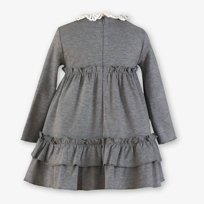 Vestido infantil gris Daphne - Miranda