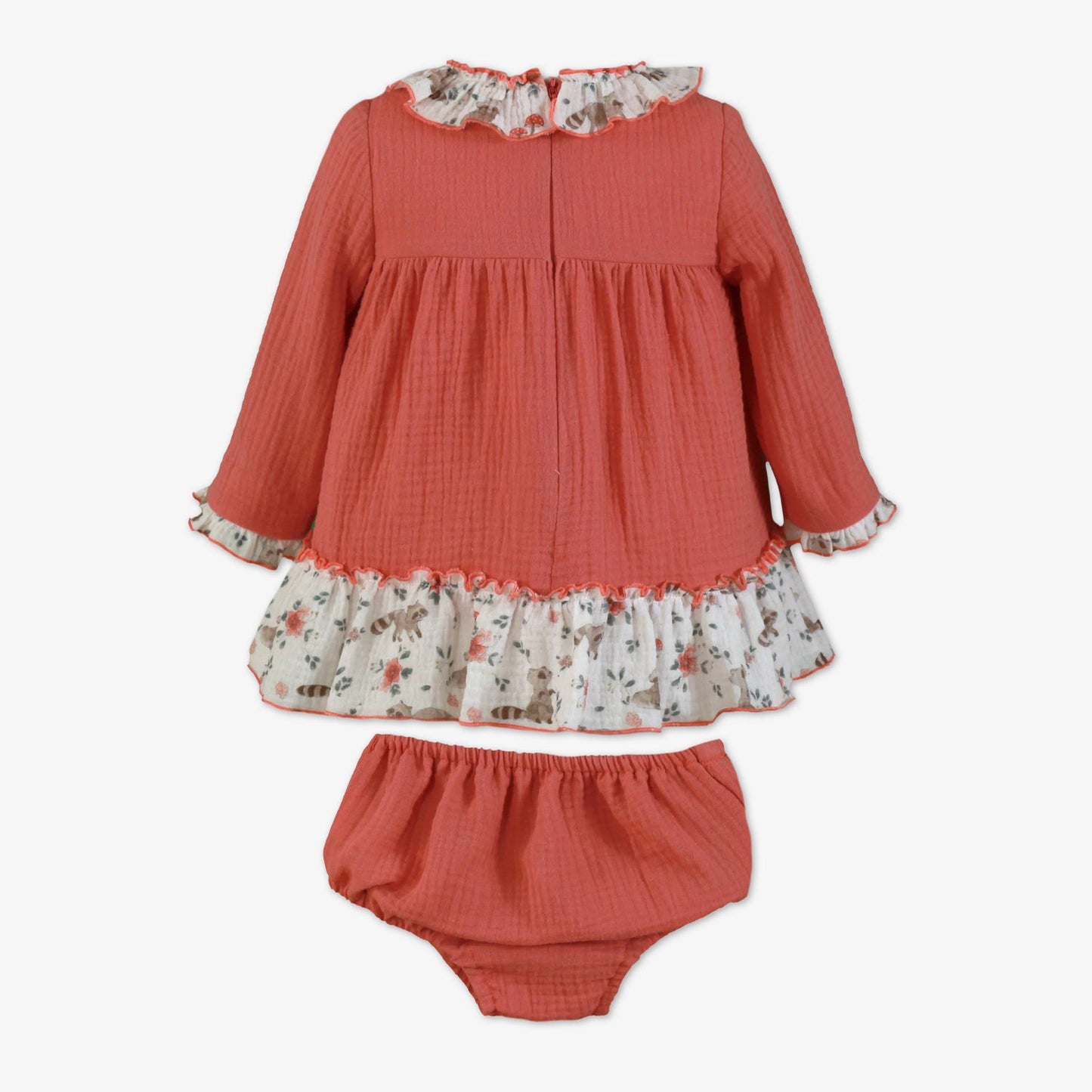 Vestido bebé salmón Isabella - Miranda