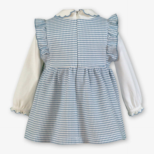 Vestido bebé vichy azul Lucy - Miranda
