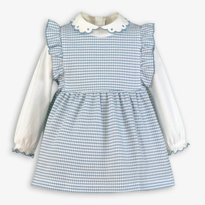 Vestido bebé vichy azul Lucy - Miranda
