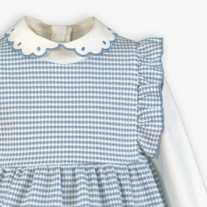 Vestido bebé vichy azul Lucy - Miranda