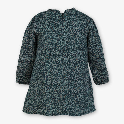 Vestido bebé flores verde Bosque - Miranda