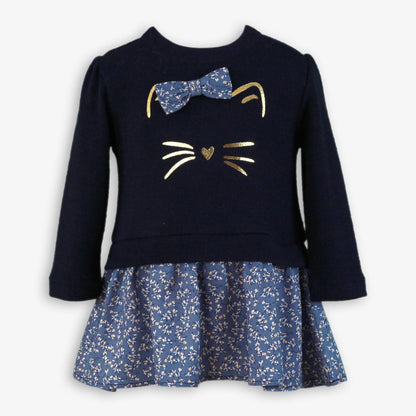 Vestido bebé marino Danna - Miranda