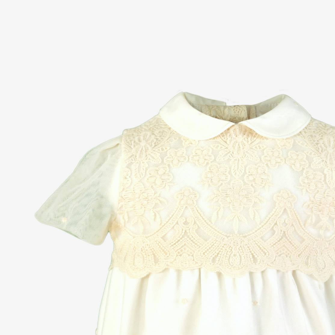 Pelele ceremonia Tul crema  - Miranda