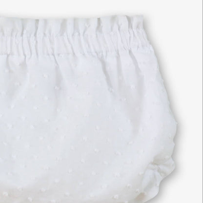 Braguita plumeti bebé blanca - Miranda