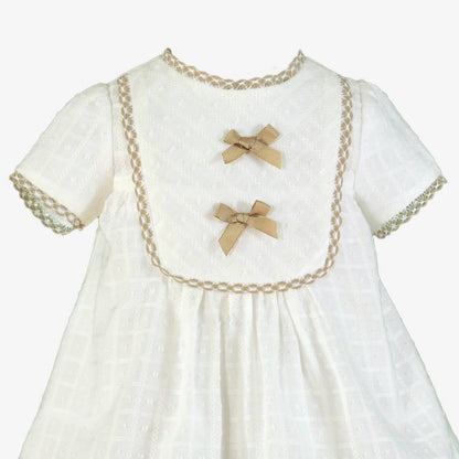 Vestido ceremonia Puntilla Arena  - Miranda