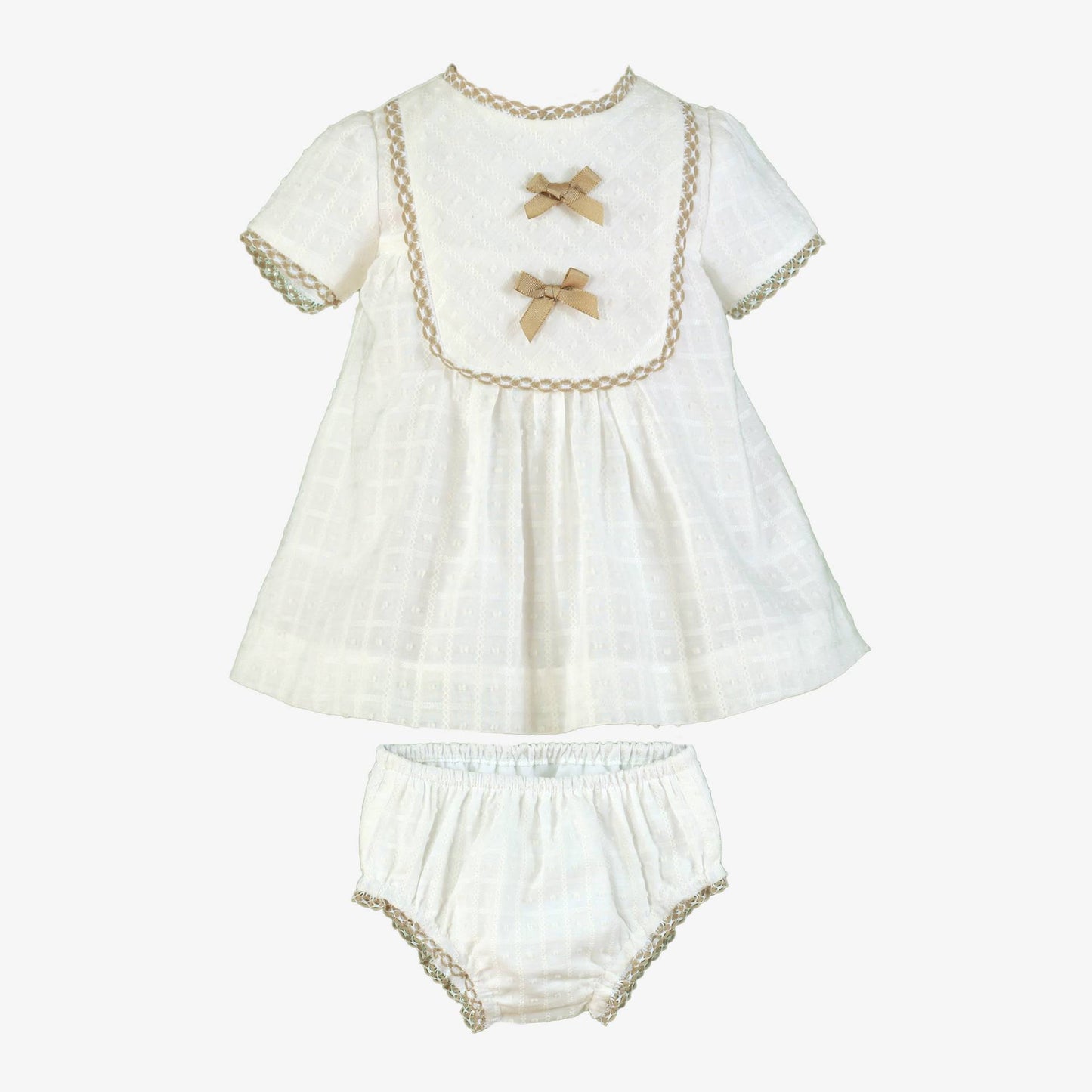 Vestido ceremonia Puntilla Arena  - Miranda