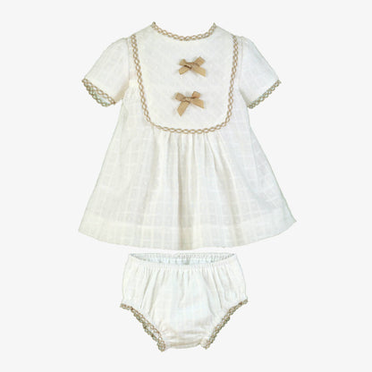 Vestido ceremonia Puntilla Arena  - Miranda