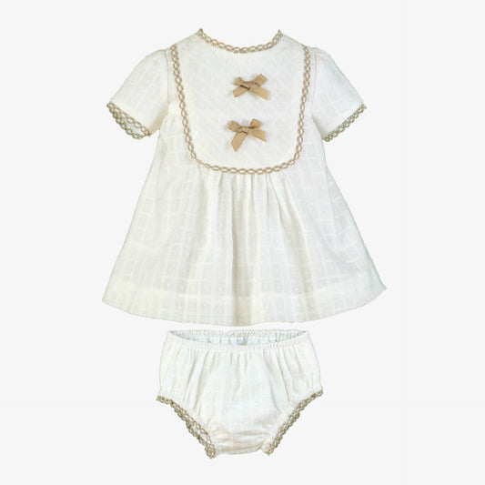 Vestido ceremonia Puntilla Arena  - Miranda