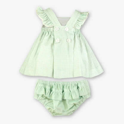 Vestido jesusito braguita Vichy Mint  - Miranda