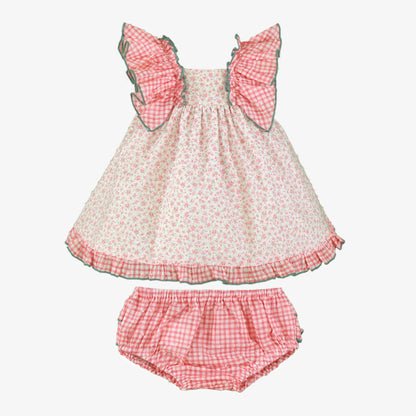 Vestido jesusito braguita Flores Vichy  - Miranda