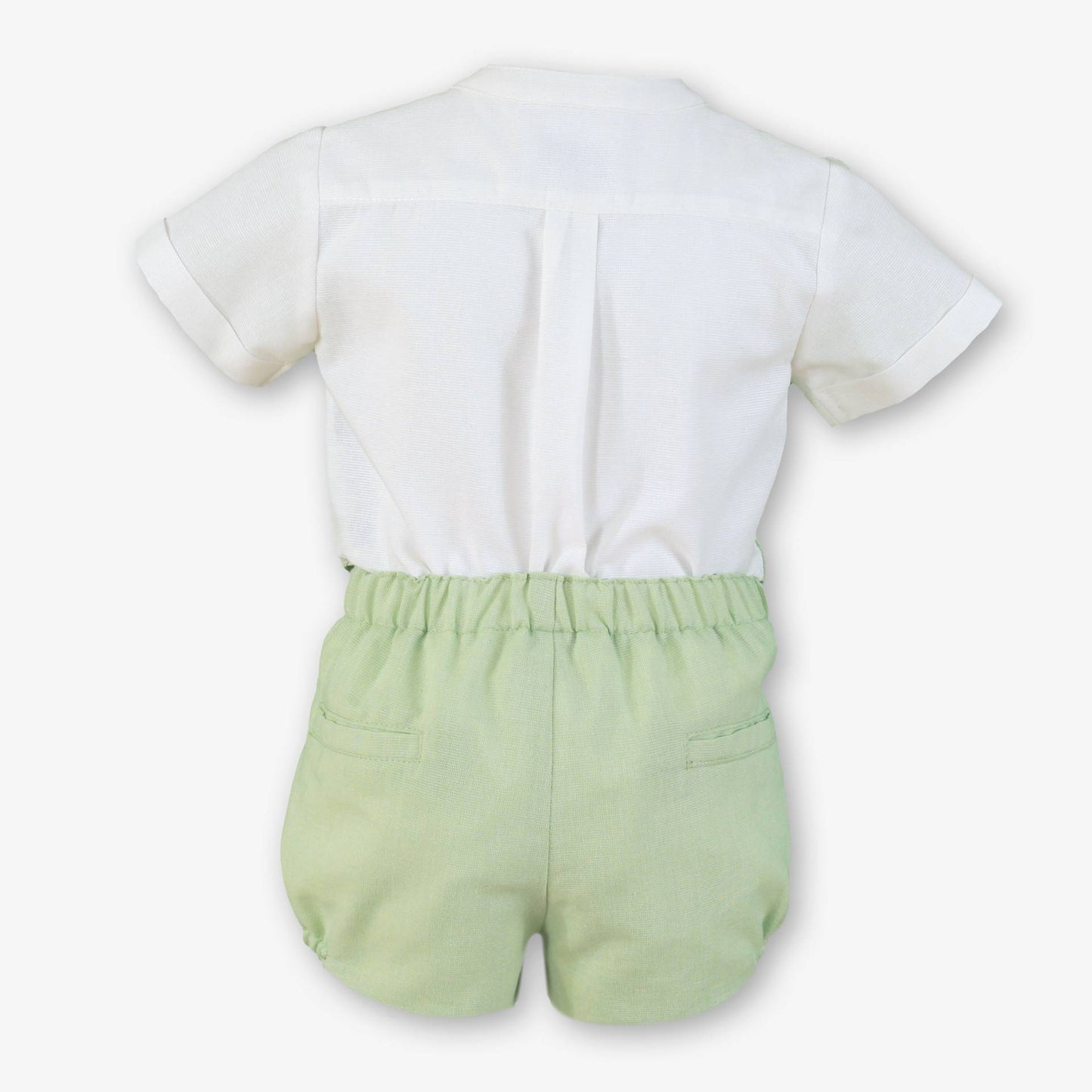 Conjunto bebe niño Chaleco Verde - Miranda