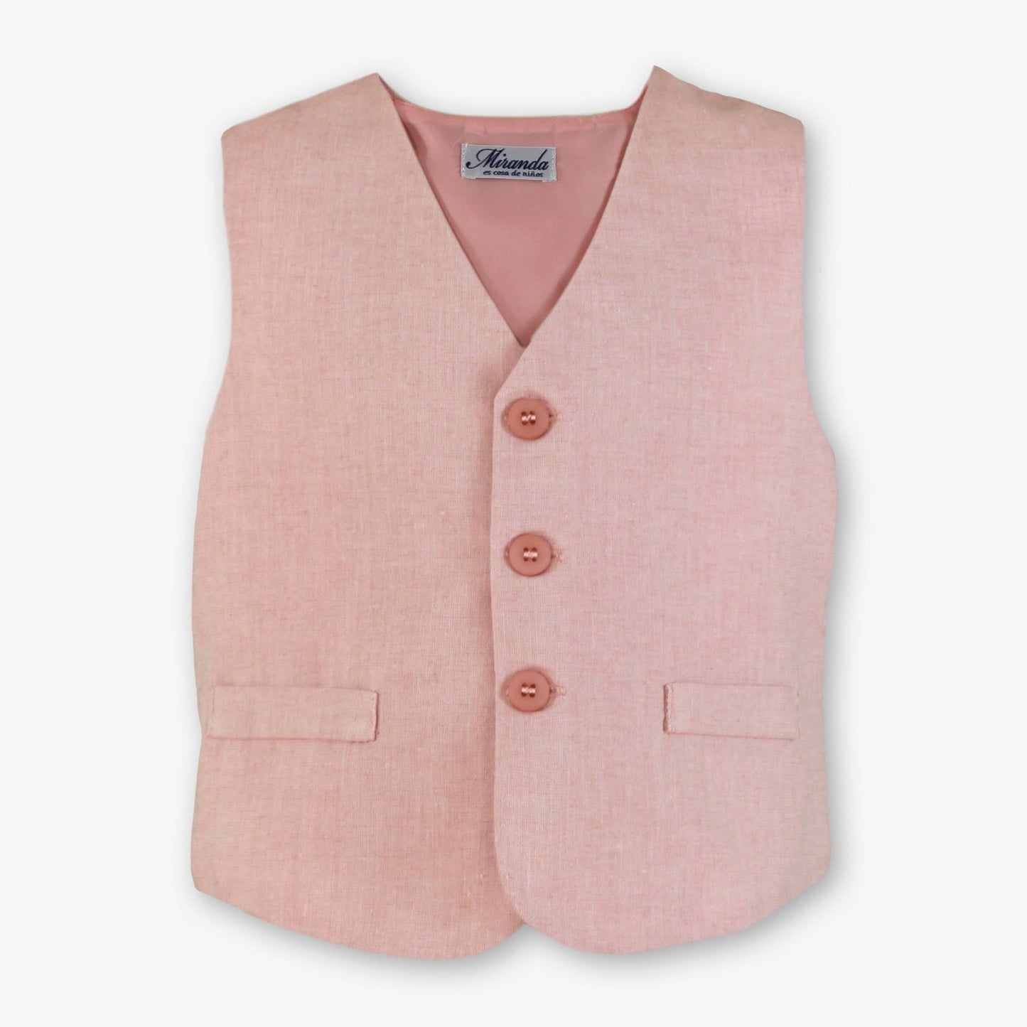 Chaleco niño Rosa Palo - Miranda