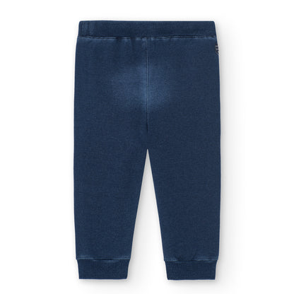 Pantalón denim blue básico niño