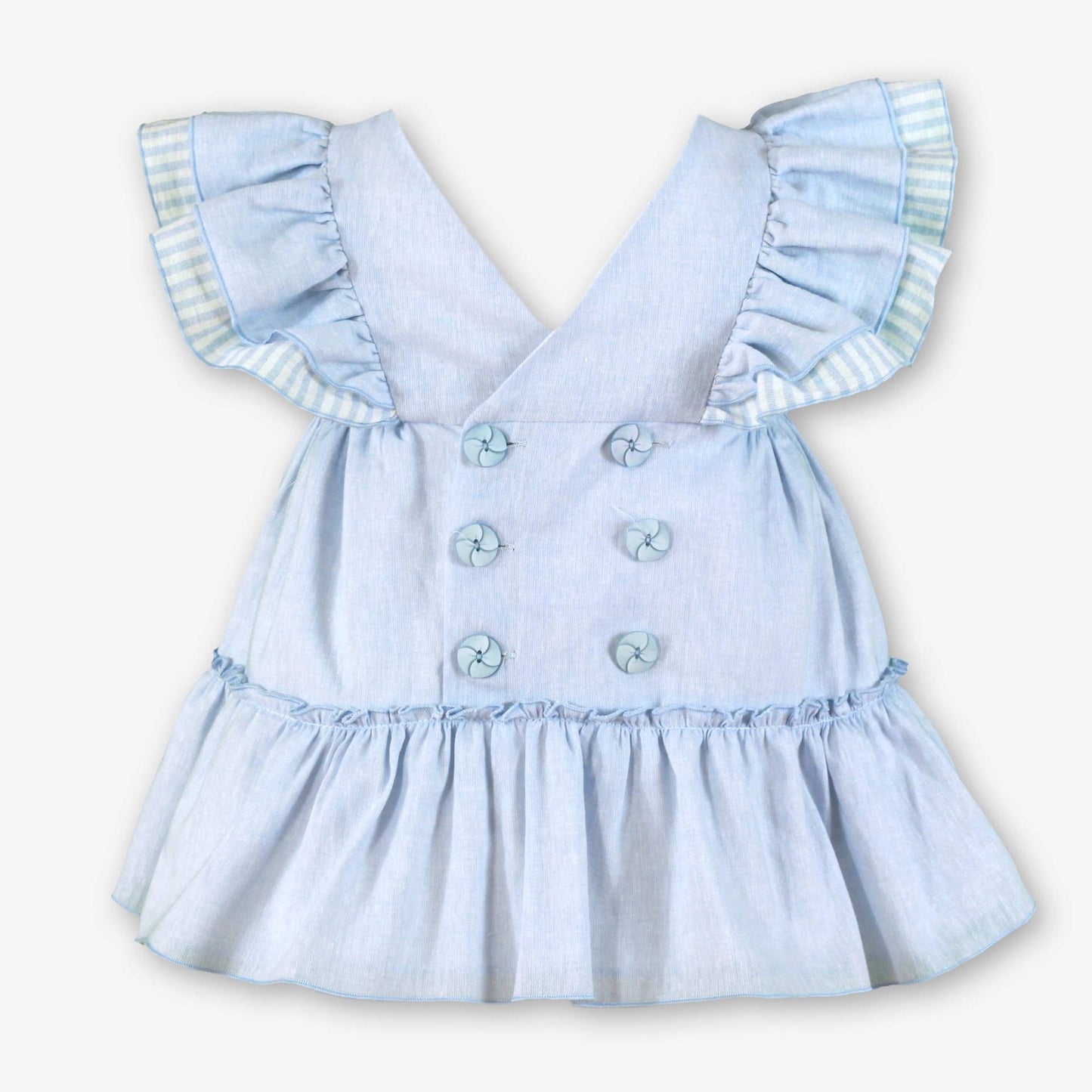 Vestido bebé Celeste Volante - Miranda