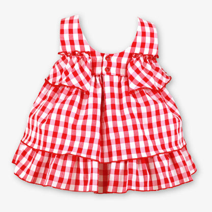 Vestido bebé Vichy Rojo - Miranda