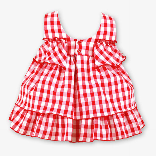 Vestido bebé Vichy Rojo - Miranda