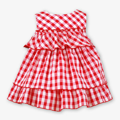 Vestido bebé Vichy Rojo - Miranda