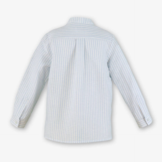 Camisa niño rayas celeste - Miranda
