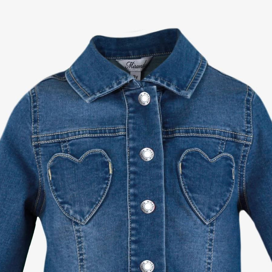 Chaqueta vaquera niña Coraones - Miranda