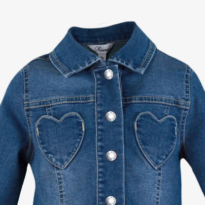 Chaqueta vaquera niña Coraones - Miranda