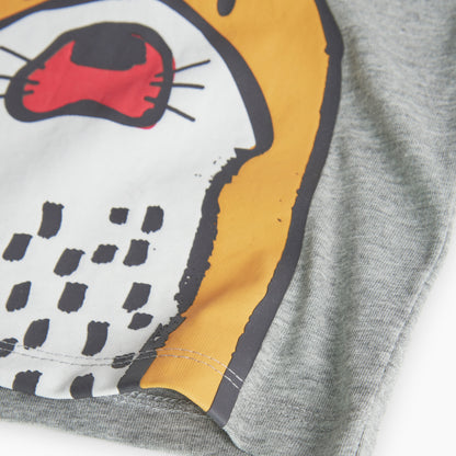 Camiseta morsa gris básica - Boboli