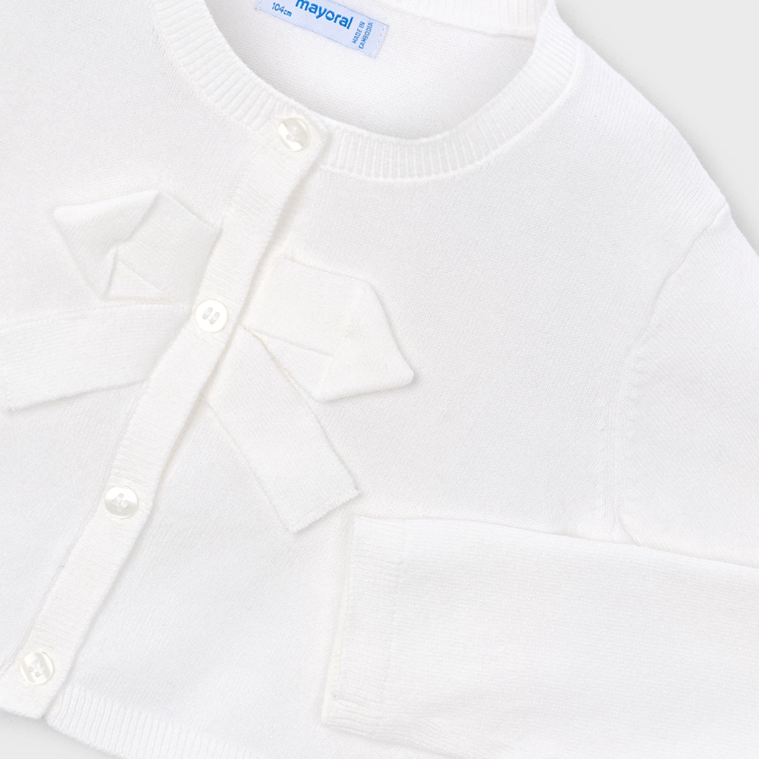 Rebeca tricot básica niña Crudo - Mayoral