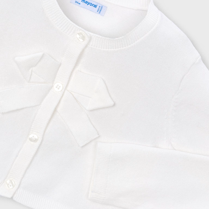 Rebeca tricot básica niña Crudo - Mayoral