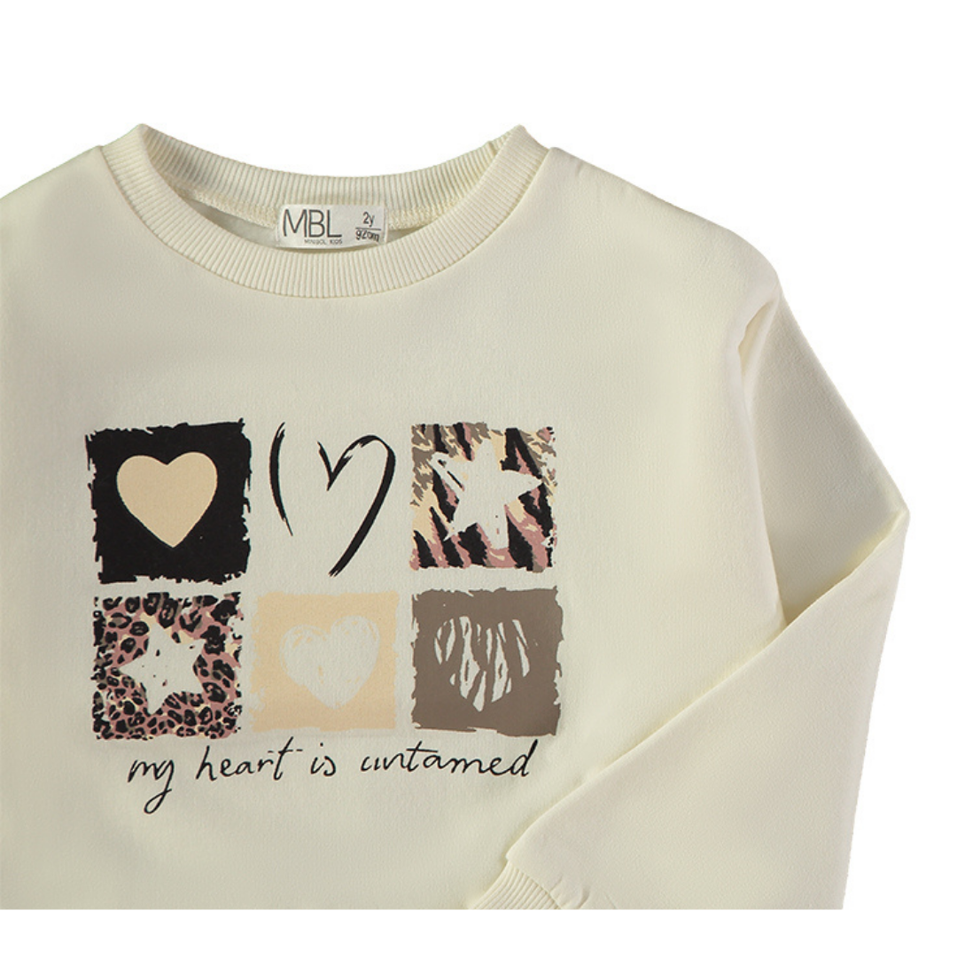 Sudadera “My Heart Is Untamed” – Babybol