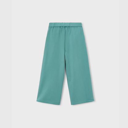 Pantalón niña largo Punto Roma Menta - Mayoral