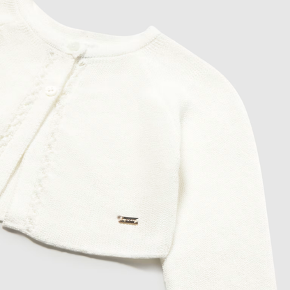 Rebeca tricot bebé niña crudo - Mayoral