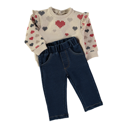 Conjunto Sudadera y Pantalón Vaquero – Babybol