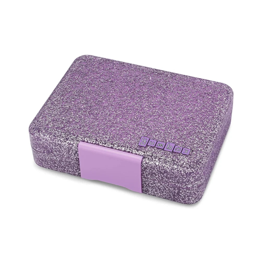 Caja almuerzo snack 3C Glitter Purple - Yumbox