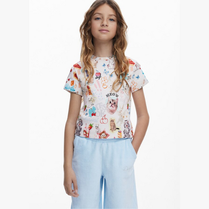 Pantalón felpa strass - Desigual