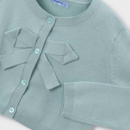 Rebeca tricot básica niña Lago - Mayoral