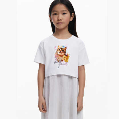 Vestido 2 en 1 Cat - Desigual