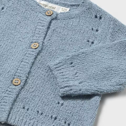 Rebeca tricot bebé Azul Lagon - Mayoral