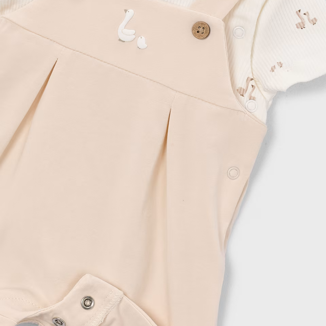 Pelele peto beige niño Oca - Mayoral