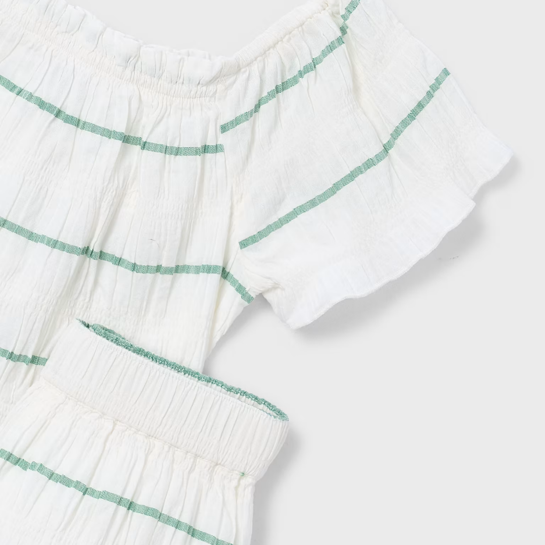 Conjunto niña pantalón y top Daisy Menta - Mayoral