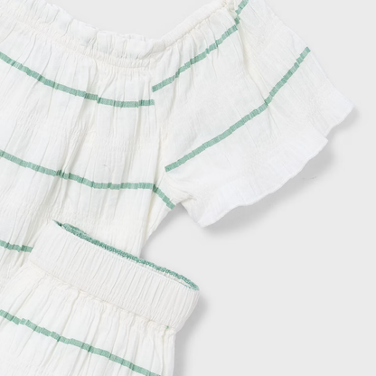 Conjunto niña pantalón y top Daisy Menta - Mayoral