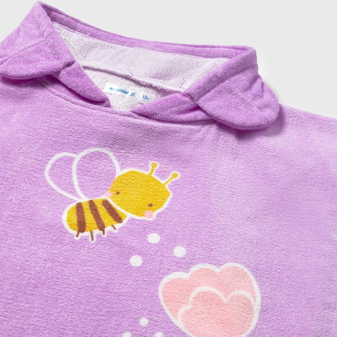 Toalla playa con capucha bebé Abeja - Mayoral