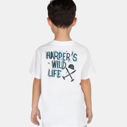 Camiseta Wild Life Kids Blanco - Harper & Neyer